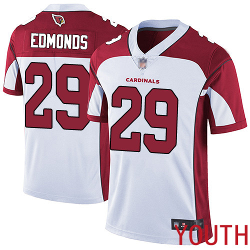 Arizona Cardinals Limited White Youth Chase Edmonds Road Jersey NFL Football #29 Vapor Untouchable->women nfl jersey->Women Jersey
